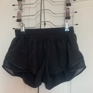 black lulu shorts